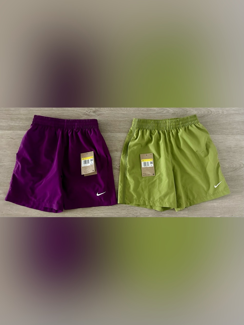TWO (2) NIKE DRI-Fit Woven Boys’ Shorts, Size Small